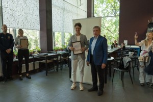 Вручение сертификатов о стипендиях лучшим молодым теннисистам России