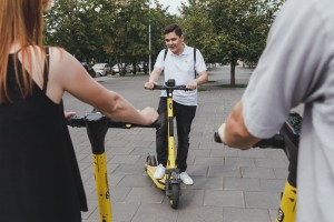 Репетиция экскурсии на электросамокатах «Из слободы в Cити»