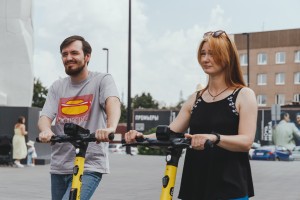 Репетиция экскурсии на электросамокатах «Из слободы в Cити»