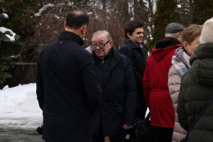 Возложение цветов на Новодевичьем кладбище