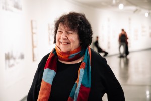 Марина Разбежкина в арт-галерее и в музее Бориса Ельцина