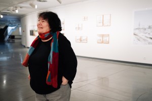 Марина Разбежкина в арт-галерее и в музее Бориса Ельцина