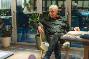 Полина Осетинская и Алексей Гориболь в баре «Барборис»