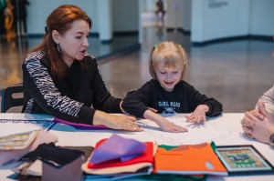 Инклюзивное занятие «Уральский ковёр» в Ельцин Центре