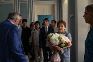 Вручение сертификатов теннисным стипендиатам в Ельцин Центре