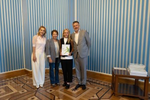 Вручение сертификатов теннисным стипендиатам в Ельцин Центре