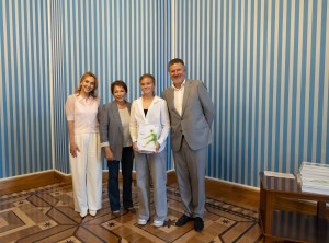 Вручение сертификатов теннисным стипендиатам в Ельцин Центре