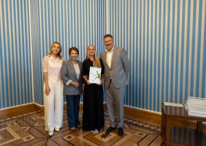 Вручение сертификатов теннисным стипендиатам в Ельцин Центре