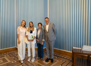 Вручение сертификатов теннисным стипендиатам в Ельцин Центре