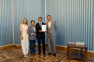 Вручение сертификатов теннисным стипендиатам в Ельцин Центре