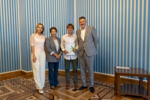 Вручение сертификатов теннисным стипендиатам в Ельцин Центре