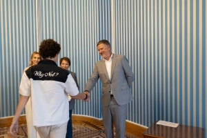 Вручение сертификатов теннисным стипендиатам в Ельцин Центре