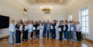 Вручение сертификатов теннисным стипендиатам в Ельцин Центре