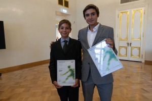 Вручение сертификатов теннисным стипендиатам в Ельцин Центре