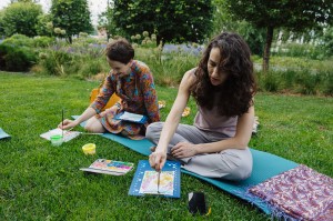 Ботанический скетчинг в Саду трав