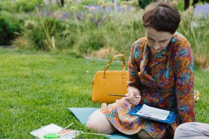 Ботанический скетчинг в Саду трав