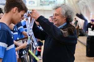 Награждение победителей XII Всероссийского турнира по индорхоккею среди юношей 2009–2010 годов рождения «Кубок Ельцина 2025»