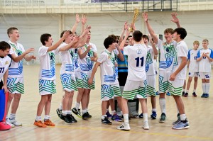 Награждение победителей XII Всероссийского турнира по индорхоккею среди юношей 2009–2010 годов рождения «Кубок Ельцина 2025»