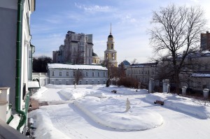 Усадьба. Малая Никитская. Зима. Фасад