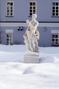 Усадьба. Малая Никитская. Зима. Фасад