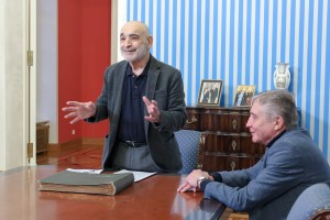 Давлатназар Худоназаров, Александр Дроздов. Передача архива А.А. Бобринского Президентскому центру Б.Н. Ельцина