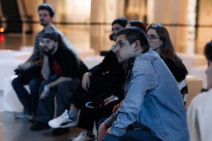 Встреча участников музыкальной резиденции с техническими специалистами Ельцин Центра — звукорежиссёрами и звукоинженерами