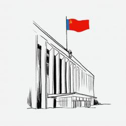 Вокруг флага: первая инаугурация президента России