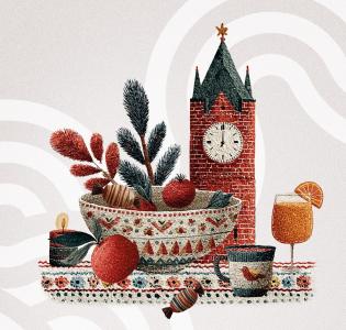 Выставка-ротация «Хрустальный праздник: посуда новогоднего стола»