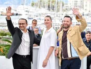 Пресс-конференция Андрея Звягинцева, Марьяны Спивак, Алексея Розина