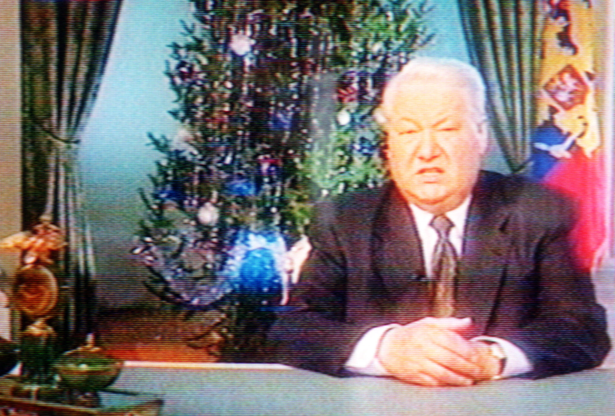 Ельцин говорит я устал. Новогоднее обращение Ельцина 1995.